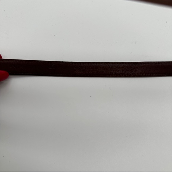Vintage Brown Chanel Leather Belt 75cm